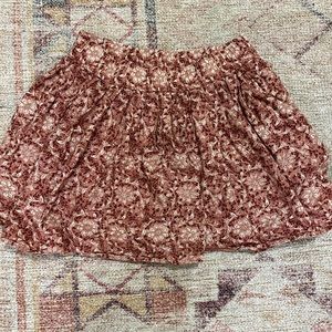 American Eagle floral mini skirt